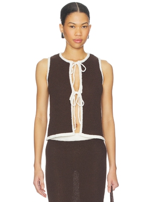 4th & Reckless MORGANNA 针织上衣 revolve小众新款