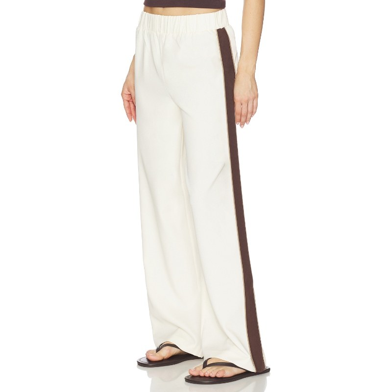 4th & Reckless KIMMORA 裁剪西裤 Cream,Brown 美式休闲风REVOLV