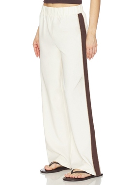 4th & Reckless KIMMORA 裁剪西裤 Cream,Brown 美式休闲风REVOLV