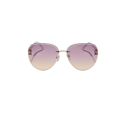 DIFF EYEWEAR粉紫渐变太阳眼镜渐变复古风早秋新品REVOLVE