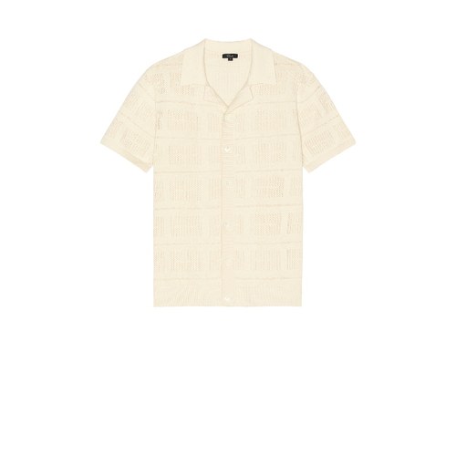 [冬季新品]Rails Yates Camp Shirt 奶油色REVOLVE小众