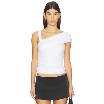 Runaway The Label LARSEN 上装 白色 y2k辣妹风REVOLVE小众新款