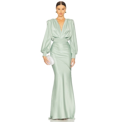 Zhivago BETSY 长裙 天蓝REVOLVE小众新款