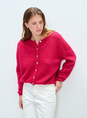 [春节穿搭]American Vintage VITO 开衫 红色REVOLVE小众冬季保暖