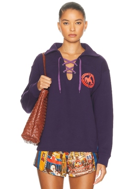 [冬季新品]BODE PET 毛衣 紫色REVOLVE小众