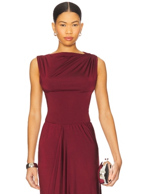 [春季新品]MISHA SARIN 无袖上装红色辣妹风 REVOLVE小众新款