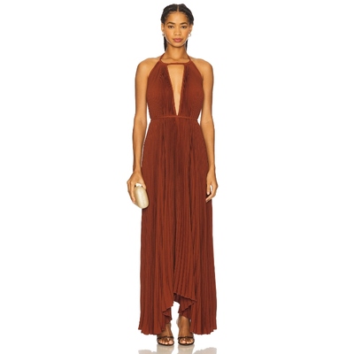 [冬季新品]L'IDEE BOHEME 裙子 橘子色系 REVOLVE小众