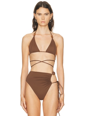 Magda Butrym 泳装 棕色REVOLVE小众新款