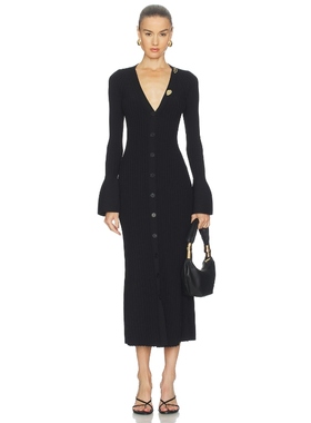 Alexis TRISHA 裙子 黑色REVOLVE小众新款