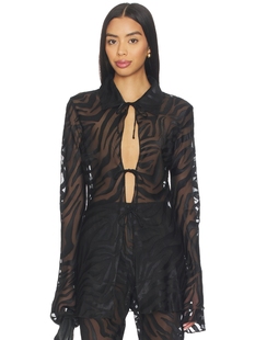 LAMARQUE CAMINE 上装 revolve小众新款 黑色