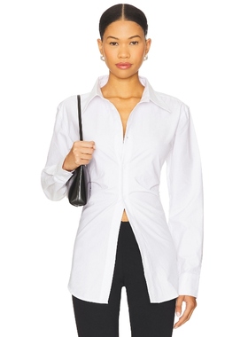 LIONESS NAOMI SHIRT 上装 白色REVOLVE小众新款