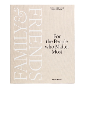Printworks FAMILY ＆ FRIENDS PHOTO ALBUM 相册 米色REVOLVE小