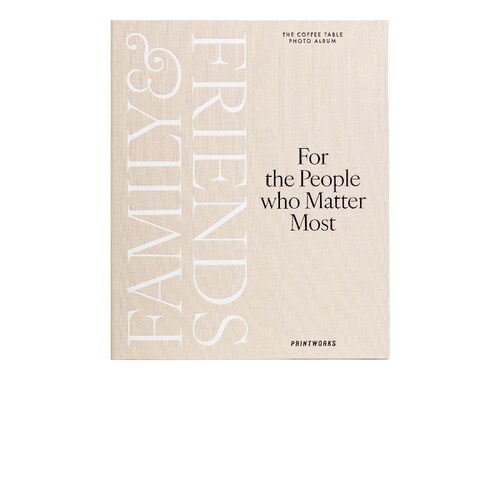Printworks FAMILY ＆ FRIENDS PHOTO ALBUM 相册 米色REVOLVE小