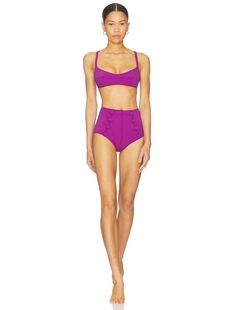 Lisa Marie Fernandez Balconette High Waist Bikini Set revolv