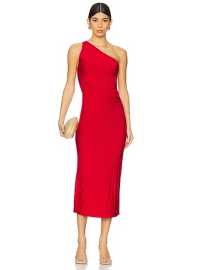 [冬季新品]Cult Gaia RAITH 针织裙子 红色 性感礼服 REVOLVE小众