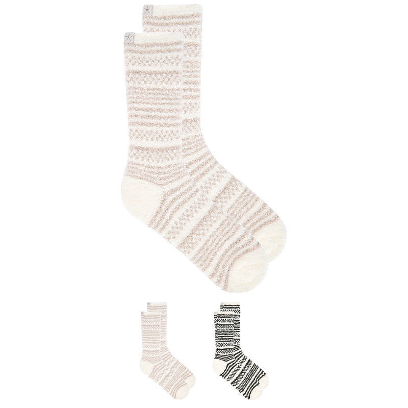 Barefoot Dreams CozyChic Checkered Stripe Sock SetREVOLVE小
