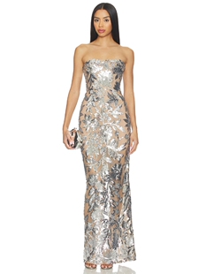 and revolve小众新款 Banco 裙子 DAHLIA Bronx