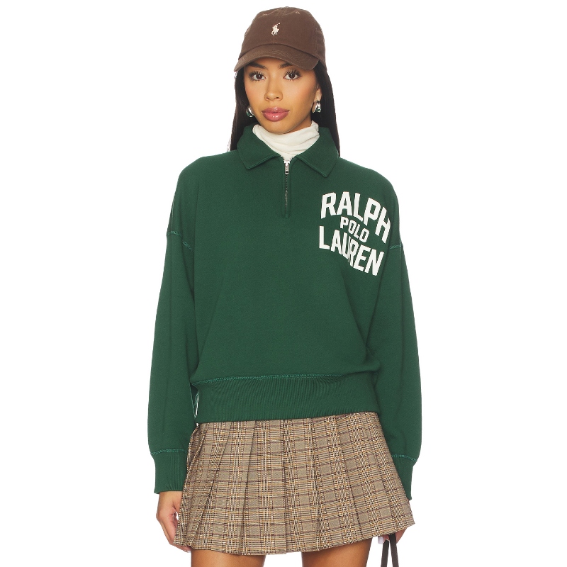 Polo Ralph Lauren 拉夫劳伦 运动衫 绿色 老钱风REVOLVE小众新款