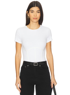 Good American WEIGHTLESS 紧身服 白色 y2k辣妹风REVOLVE小众新