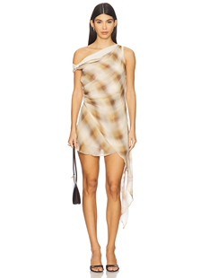 BridgeELIANA迷你裙revolve小众时尚 Bec 新品 黄色 春季