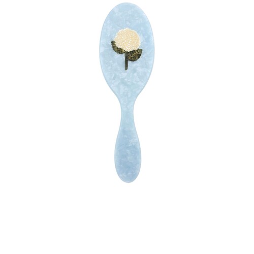 Solar Eclipse Hand-painted Hydrangea Amazing Hair Day Brush