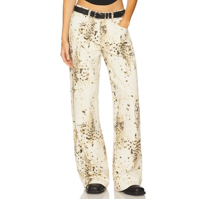 虞书欣同款superdown牛仔裤美式复古丹宁风宽松长裤阔腿裤REVOLVE