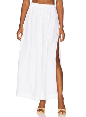 [冬季新品]MIKOH CIEL 半身裙 白色REVOLVE小众新款