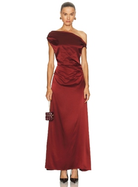 Staud 裙子 红色REVOLVE小众新款