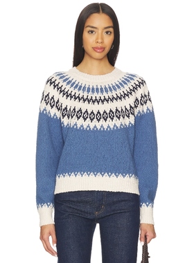 Autumn Cashmere 圆领毛衣 蓝色REVOLVE小众新款