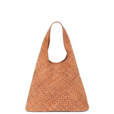 BTB Los Angeles ROMEE 麂皮流浪包 干邑白兰地色REVOLVE小众新款