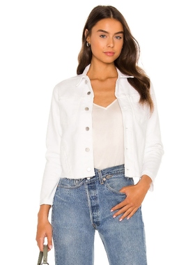 [冬季新品]L'AGENCE JANELLE休闲风白色短外套REVOLVE