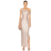 春季 诺玛 新品 Norma Kamali 卡玛丽 裙子金属暖色REVOLVE小众