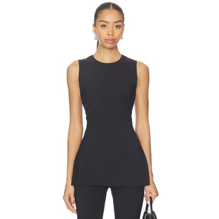 y2k辣妹风REVOLVE小众新款 EAVES 黑色 上装 GURO