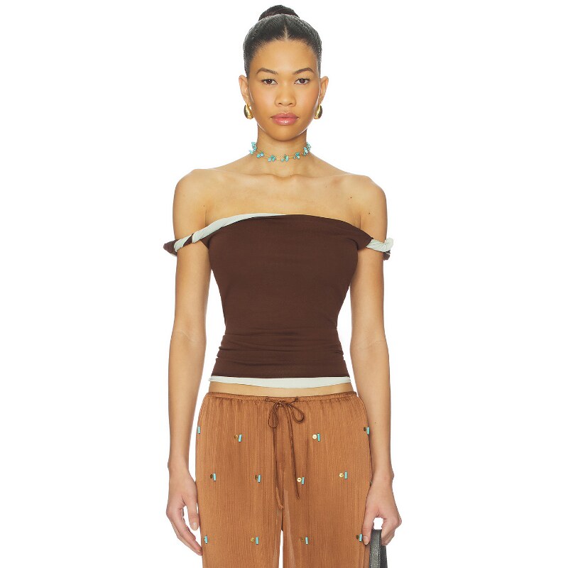 SIR. ELIA 上装 Brown,MintREVOLVE小众新款