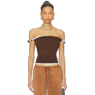 SIR. ELIA 上装 Brown,MintREVOLVE小众新款