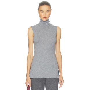 高领内搭上衣静奢风老钱风REVOLVE小众新款 无袖 KERSTIN Helsa