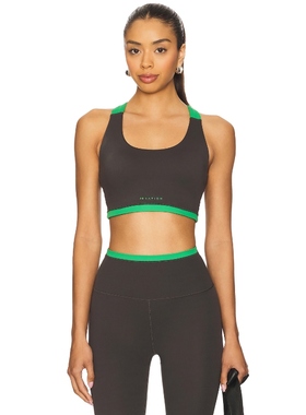 P.E Nation HIGHGATE 运动胸罩 深灰色REVOLVE小众新款