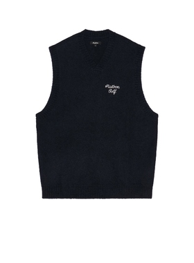 [冬季新品]Malbon Golf DOMENICA 背心 蓝色羊毛衫REVOLVE小众