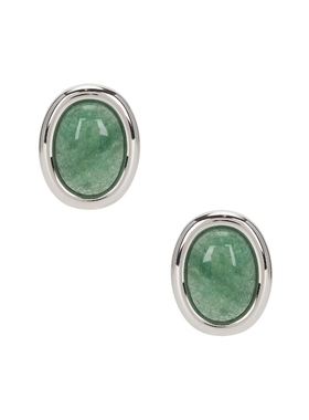 Luv AJ SUNSET 铆钉耳饰 绿色REVOLVE小众