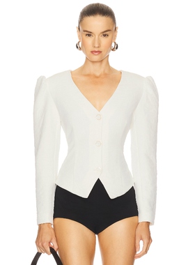 [春季新品]For Love & Lemons KRISTEN 西装 奶油色老钱风REVOLVE