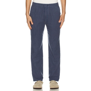 Layer 蓝色REVOLVE小众新款 BRUSHED 休闲长裤 SELVAGE Marine