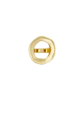 Ettika CIRCLE 无饰戒指 金属金色REVOLVE小众新款