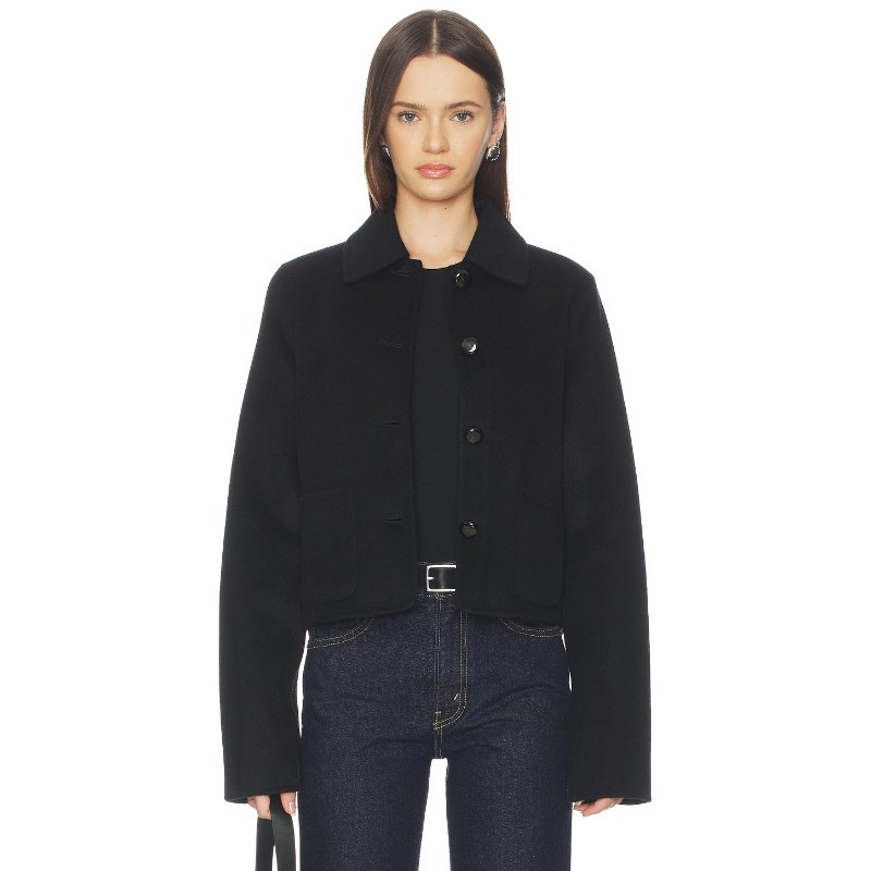 Favorite Daughter THE ANNABEL 羊毛夹克 黑色REVOLVE小众新款