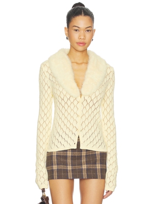 House of Sunny VANILLA PEGGY 开衫 revolve小众新款