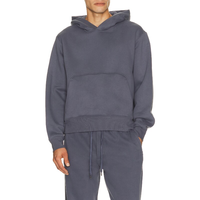 lululemon灰蓝色卫衣宽松落肩长袖帽衫运动风秋冬新品REVOLVE