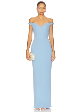 Katie May REVERIE 长裙 蓝色REVOLVE小众新款