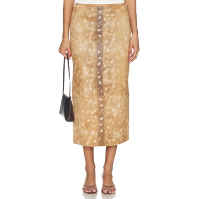 St. Agni FAWN 铅笔裙 26春夏新品 revolve小众新款