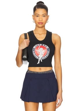 Boys Lie LATER 背心上装 黑色 y2k辣妹风REVOLVE小众新款