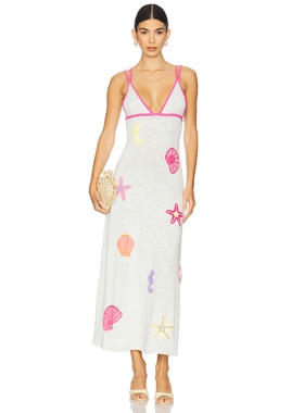 Capittana CAROLINA 针织连衣裙保暖米色REVOLVE小众新款