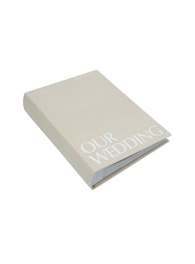 The Ceremony Club WEDDING PHOTO ALBUM 婚礼相册 米色REVOLVE小